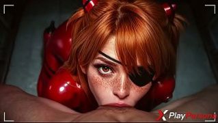 [Bitch Asuka, Latex Plugsuit Driving, Netorare] I Got The Substitution Of This Black Bitch Asuka In Mine Latex Plugsuit Driving My BWC Deep In My White Pussy AI