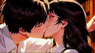 [Temptation Episode, Session, Library Super] Gap Moe Glasses Beautiful Woman The Private Study Session In The Library Super Temptation Episode 3 AI Generated