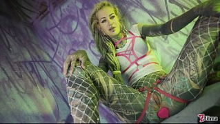 [Magic Wand, DP Session With, ButtPlug] Solo DP Session With Galsses And Doxy Toy