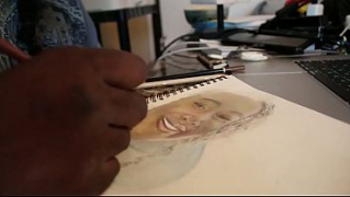 [Fucking, Fuck Video, Clip] Cubby Da Porn Hubby Drawing Realistic Portrait With Prisma Colors