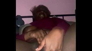 [Beautiful Face, Fingering, Pussy Fingering] Creamy Black Pussy Fingering
