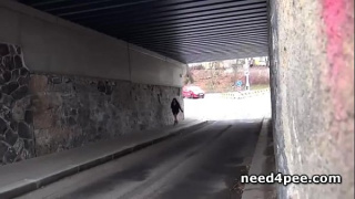 [Nenita, Pissing, Public] XXX Nenita Calz Manchado
